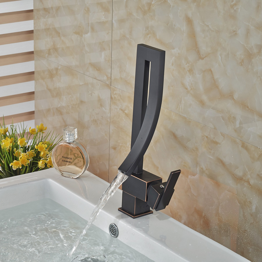 Catania Deck Mounted Bathroom Sink Faucet